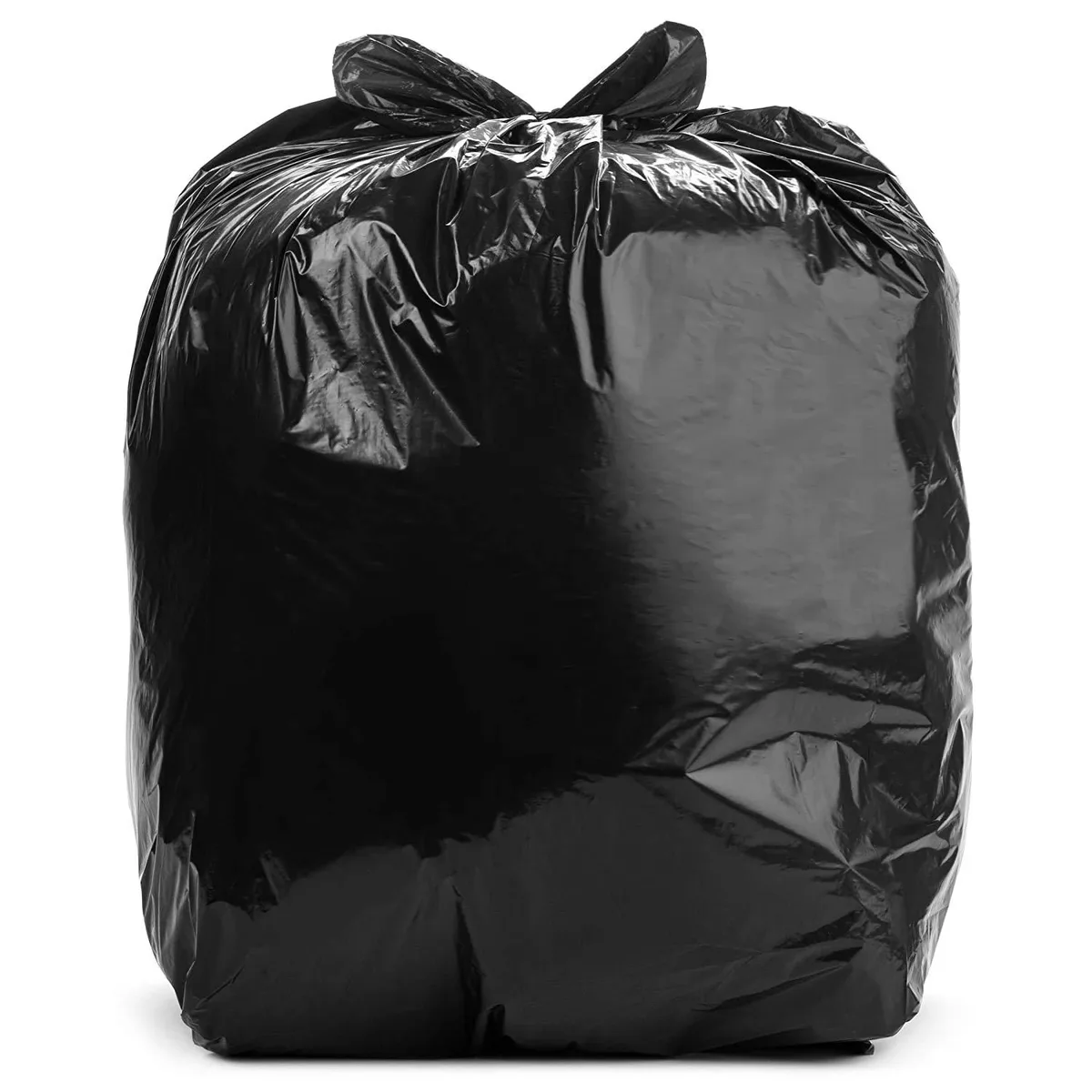 Baldwin 3 Ply Trash Bags 56 Gallon 1.25 Mil 43x47 Black 100 Count 5 Rolls of 20 — product photo