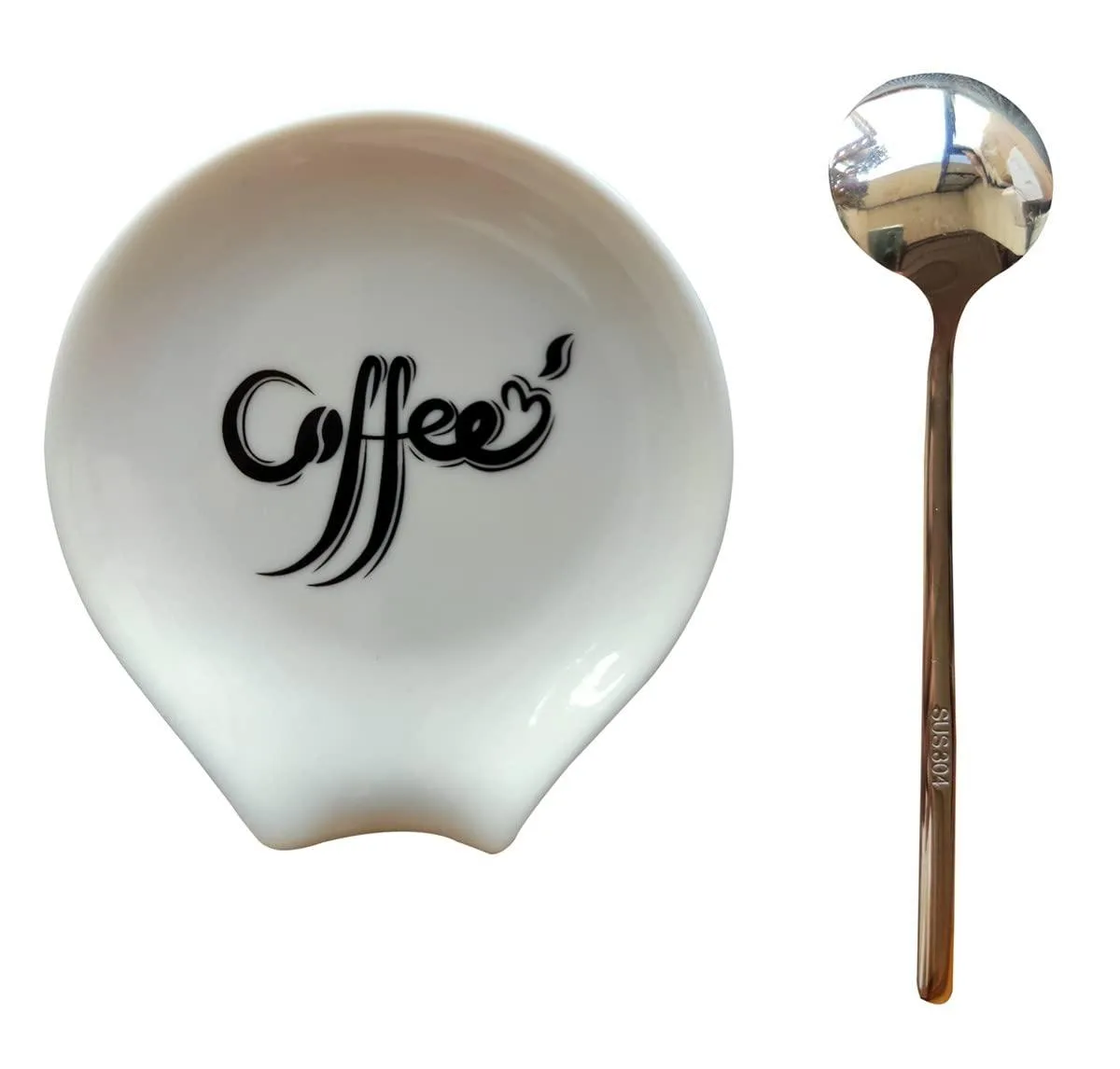  Spoon Rest &amp; Spoon 3.43x3.86in 5.2in — product photo