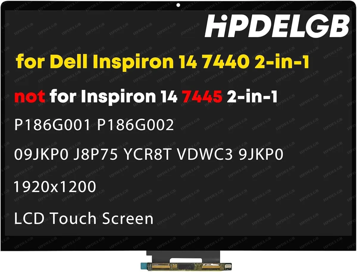 NUOLAISUN NUOLAISUN 14 1920x1200 LCD Touch Screen Digitizer Assembly No Bezel for Dell Inspiron 7440 2-in-1 — product photo