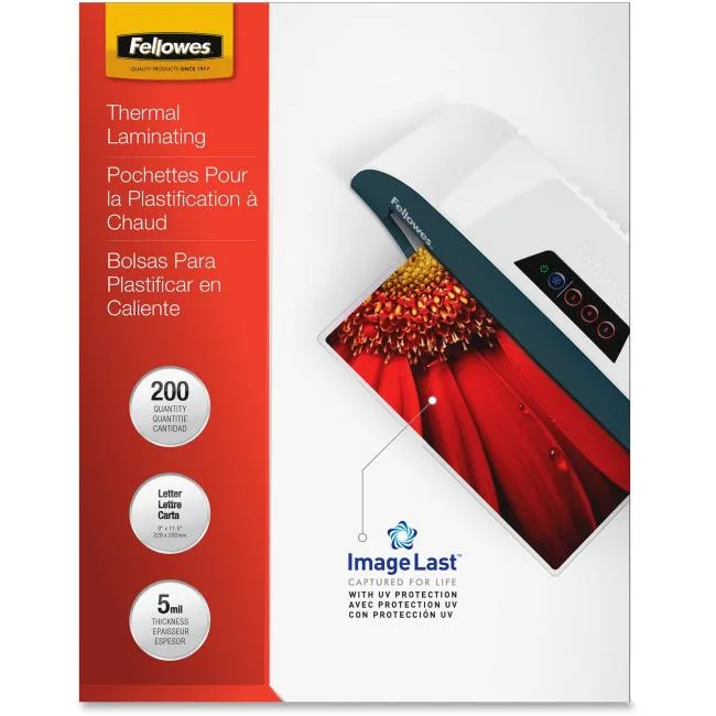 FELLOWES FELLOWES 5245301 laminating pouches 5 mil 200 pack 11.5 — product photo