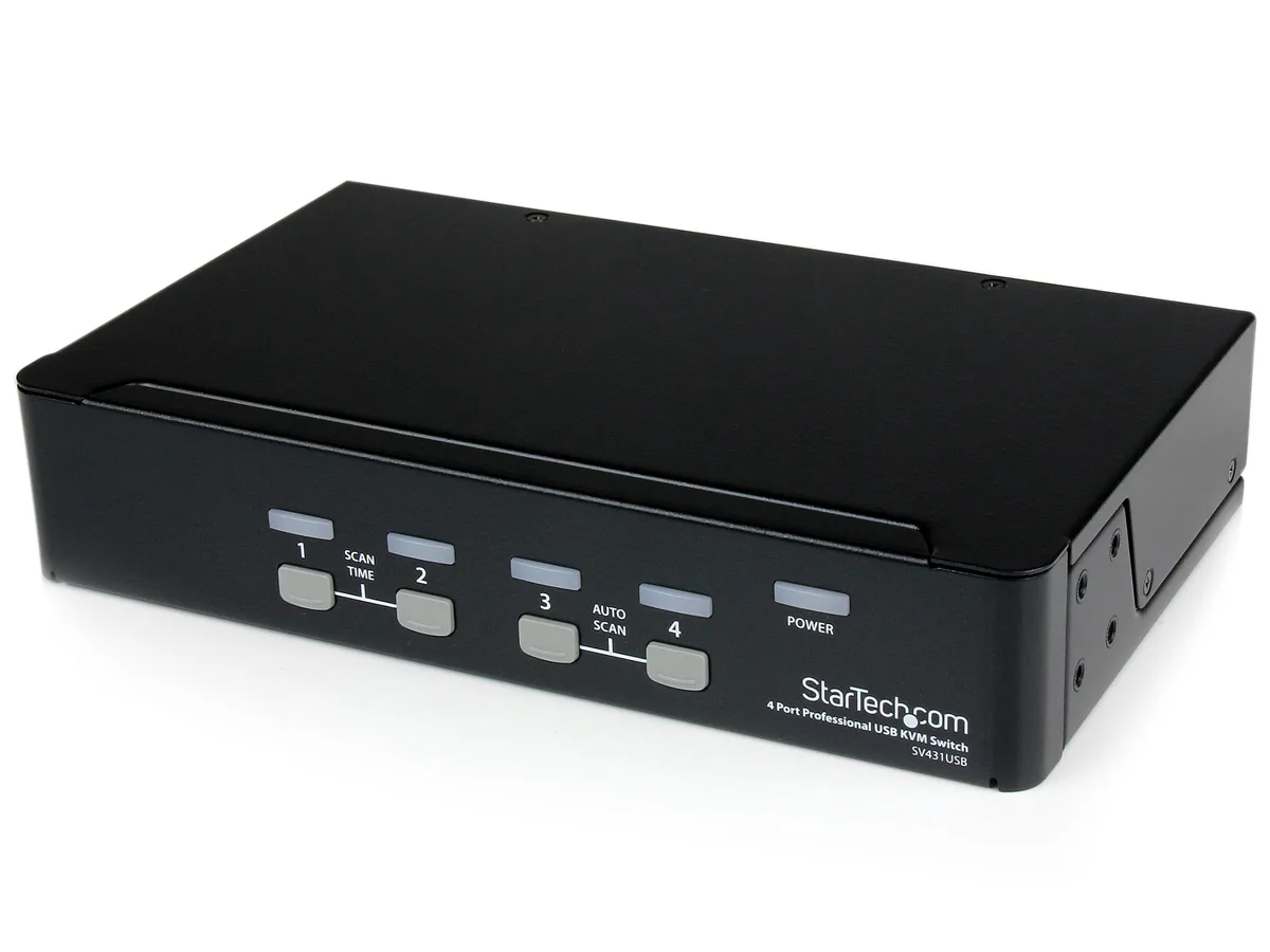 STARTECH STARTECH SV431USB 4 Port VGA USB KVM Switch — product photo