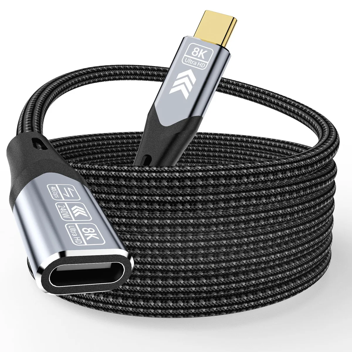 Vszerda Vszerda USB-C Extension Cable 2m 40Gbps 8K 240W — product photo