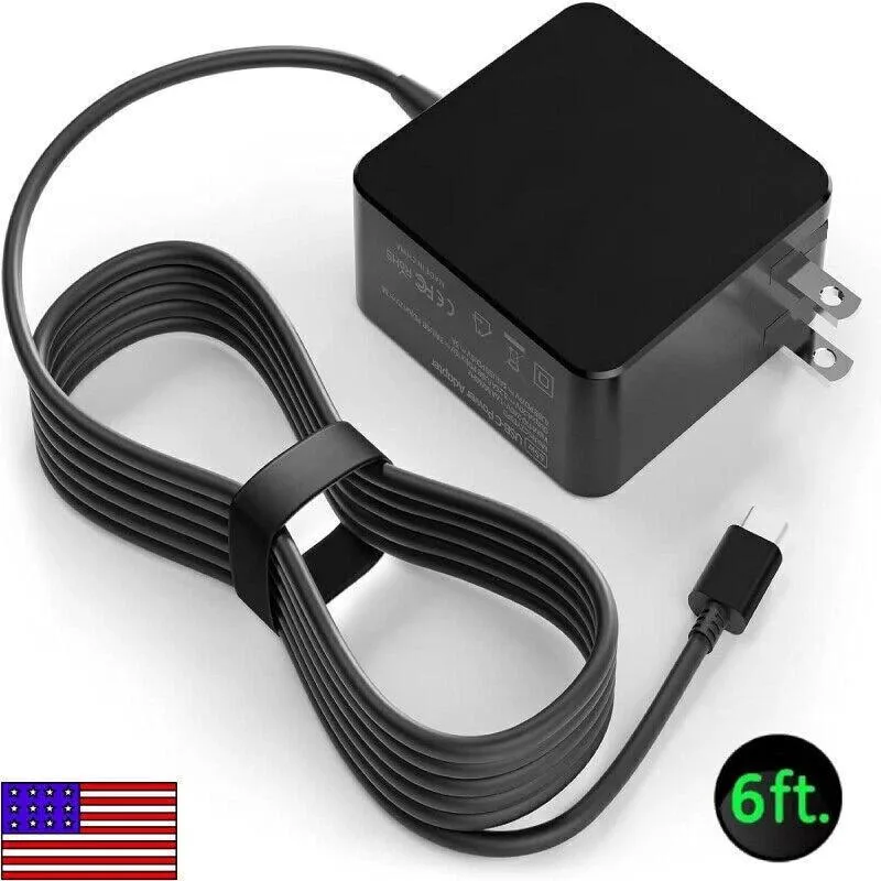 RAYBESTOS UNBRANDED RAYBESTOS UNBRANDED 65W USB-C Charger ADP-45EW B — product photo