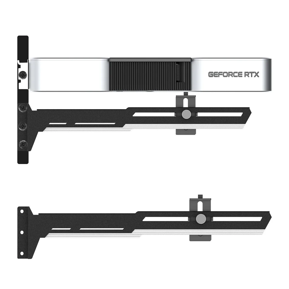 Bailink Bailink GPU Brace Support Black &amp; White Adjustable 276mm — product photo