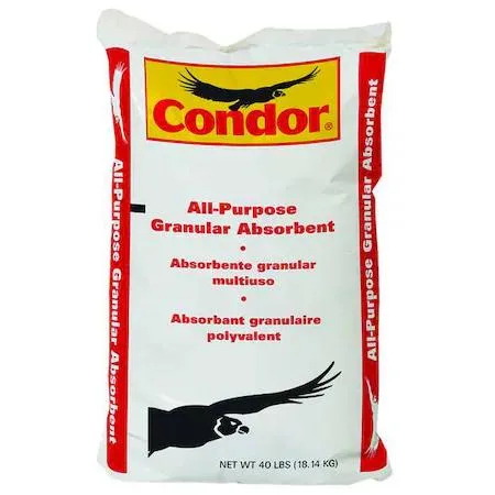 Condor Condor 35UX86 Granular Sorbent 40 lb Bag 3 gal Absorbed — product photo
