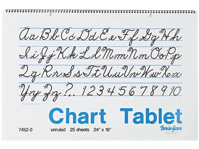 Pacon Pacon 74520(PAC) Chart Tablet Unruled 24 x 16 White 25 Sheets Pad — product photo