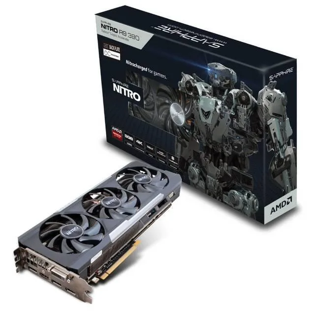 Sapphire Tech Sapphire Tech 11244-01-20G Radeon R9 390 8GB GDDR5 graphics card — product photo