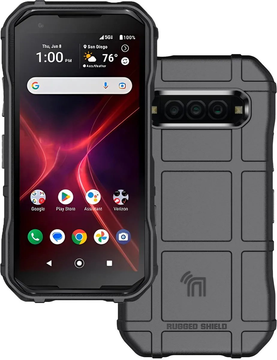 Nakedcellphone Nakedcellphone Special Ops Rugged Shield Tactical Case for Kyocera DuraForce Pro 3 (E7200) Black — product photo