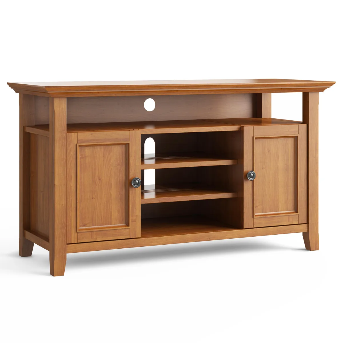 tuphen tuphen Amherst 54 inch Solid Wood TV Stand Light Golden Brown — product photo