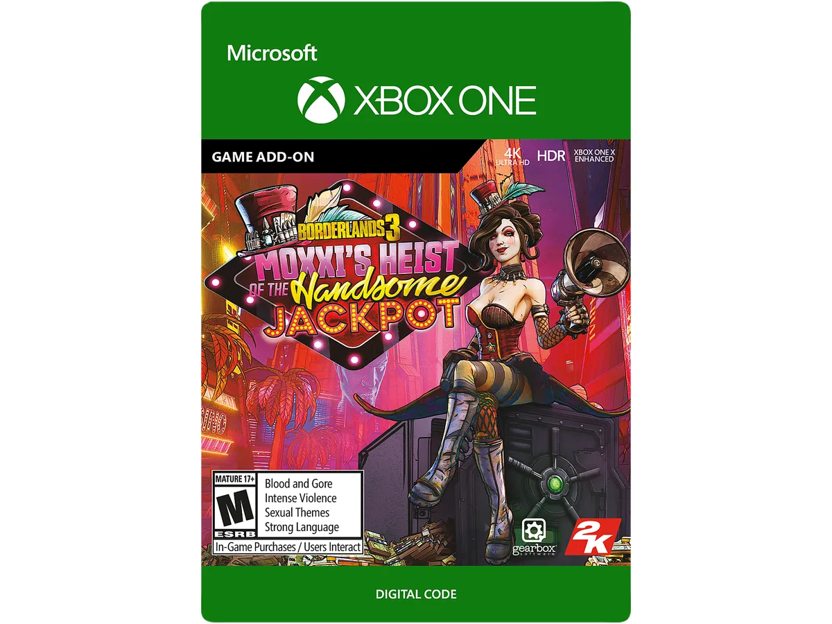 2K GAMES 2K GAMES Borderlands 3 Moxxi's Heist Handsome Jackpot DLC Xbox One 7D4-00530 — product photo