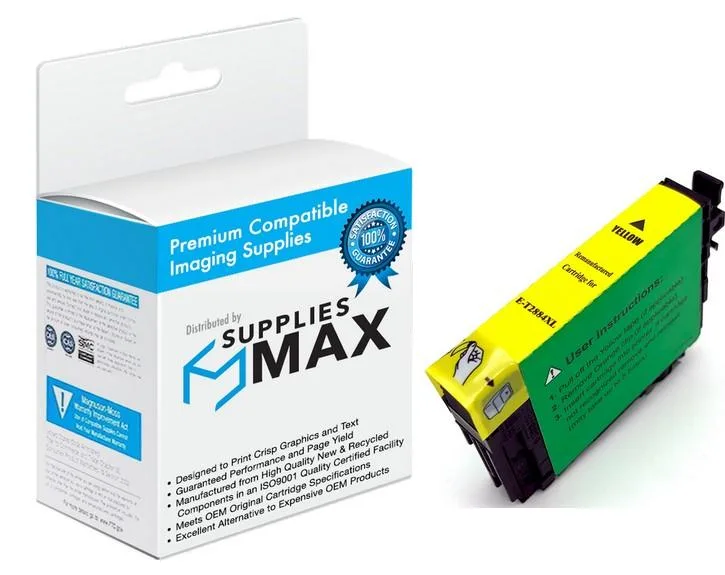 SuppliesMax SuppliesMax Yellow High Yield Inkjet Cartridge T288XL420 450 Pages — product photo