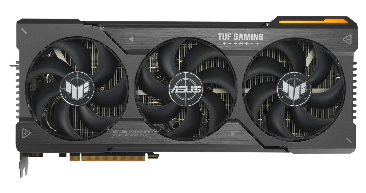 ASUS ASUS TUF-RX7900XTX-O24G-GAMING Radeon RX 7900 XTX graphics card — product photo