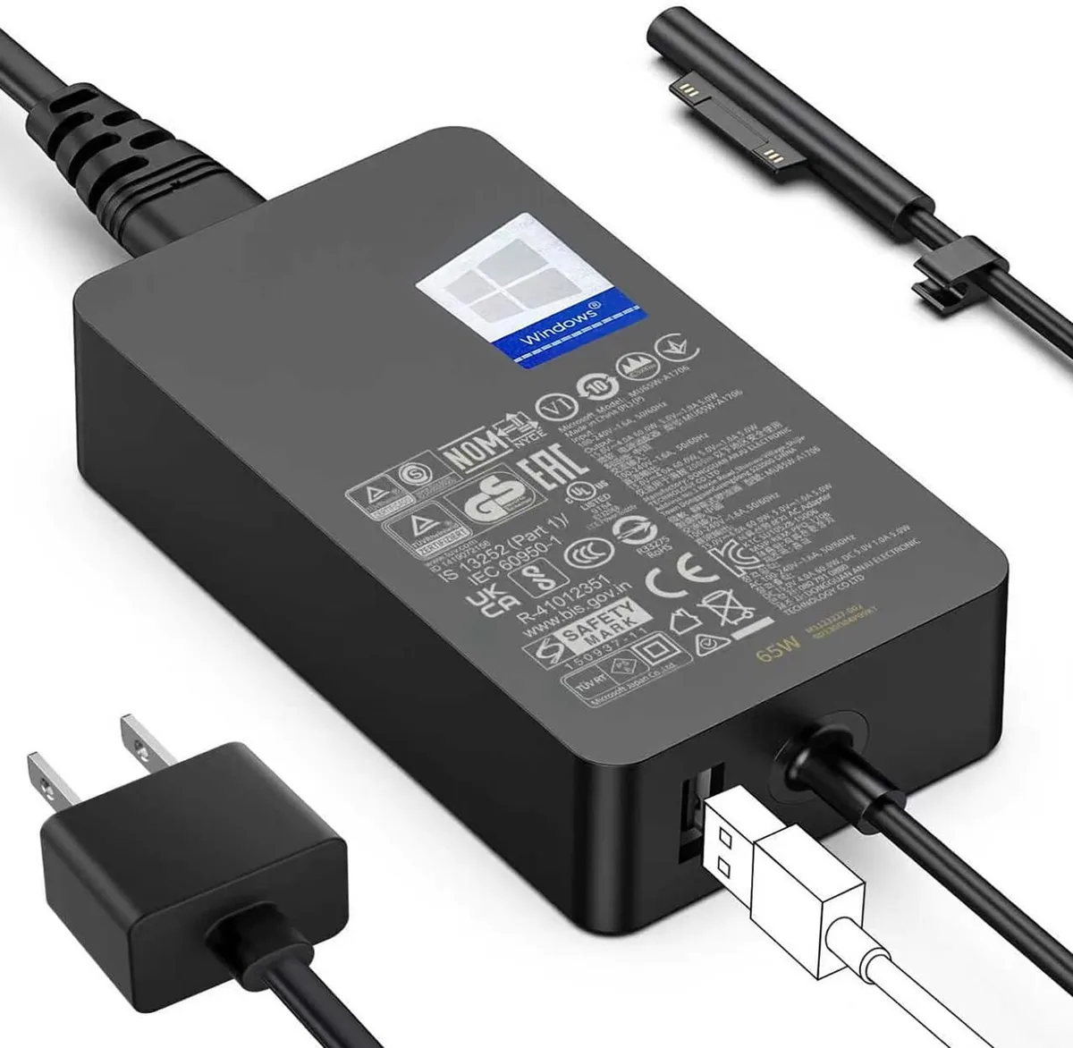 2-Power 65W Surface Charger MU65W-A1706 AC Adapter — product photo