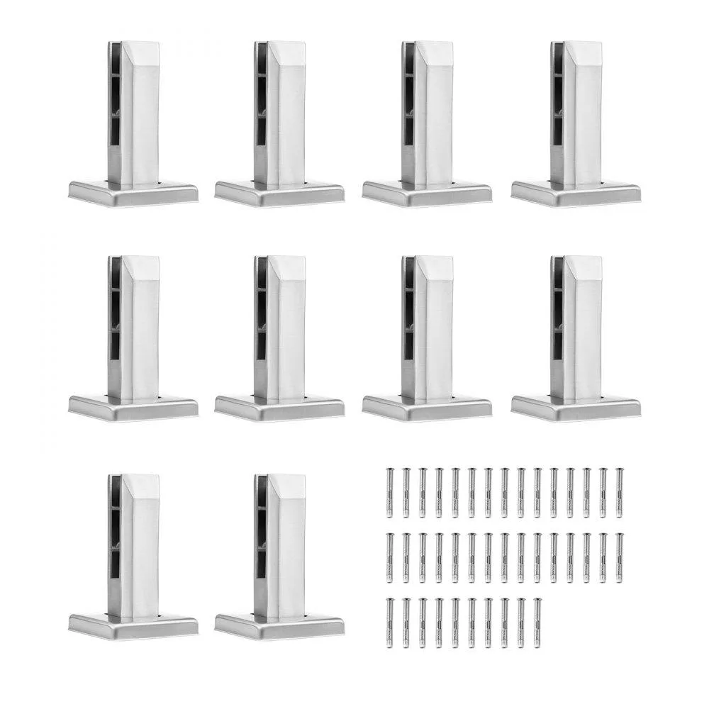 VEVOR VEVOR SZBLJ02 Glass Clamp 10 PCS 0.31-0.47 in 304 Stainless Steel — product photo
