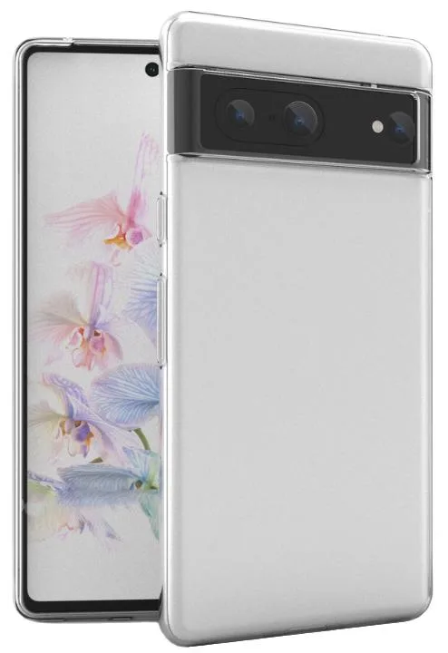 Clear flexible TPU gel case for Google Pixel 7