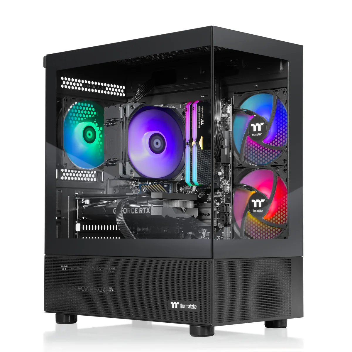 Thermaltake Thermaltake V17B-B650-560-LCS Gaming PC Ryzen 5 7600X 32GB DDR5 1TB NVMe RTX 5060 — product photo