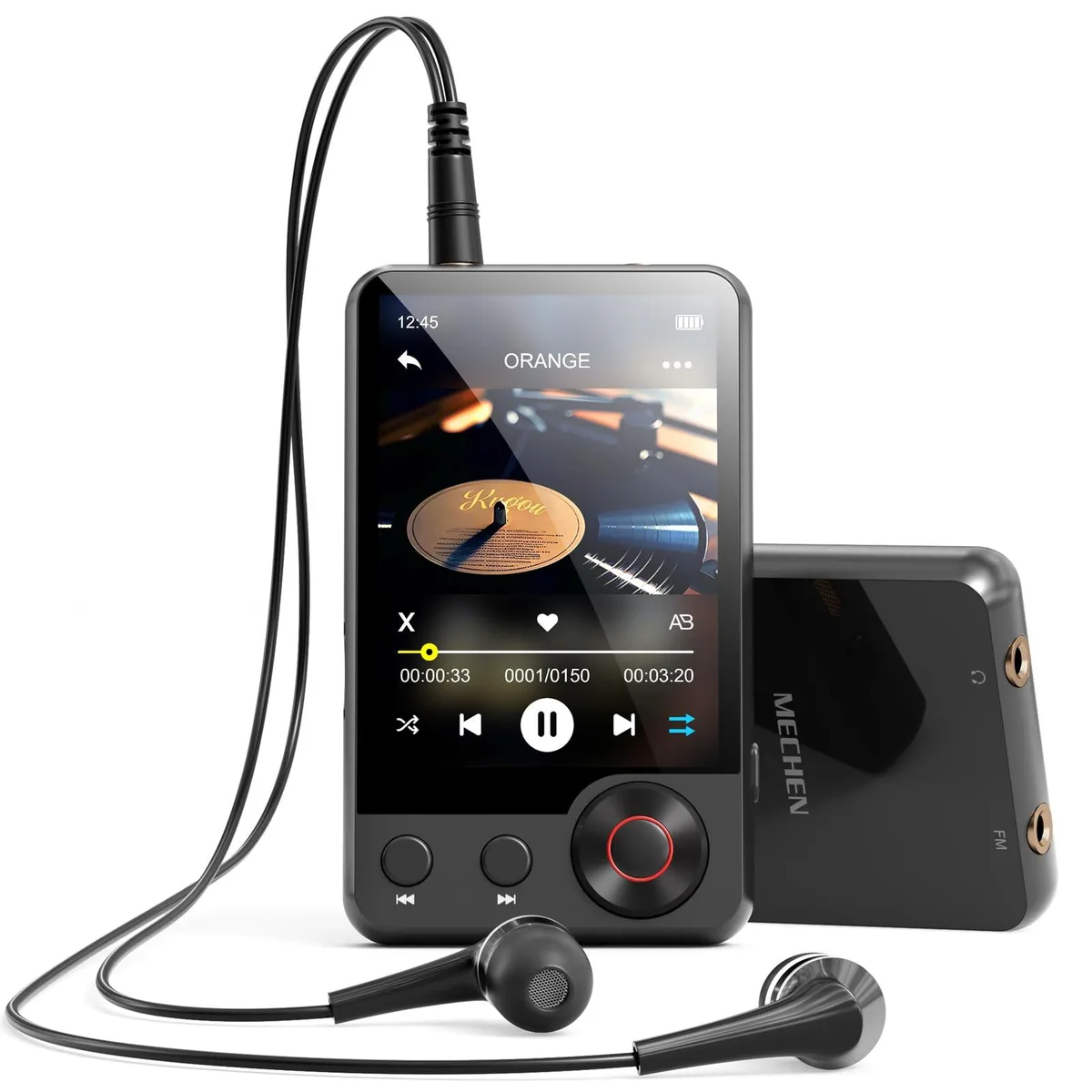 MECHEN D53 128GB MP3 Player Bluetooth 5.3 2.4" Touch Screen — product photo