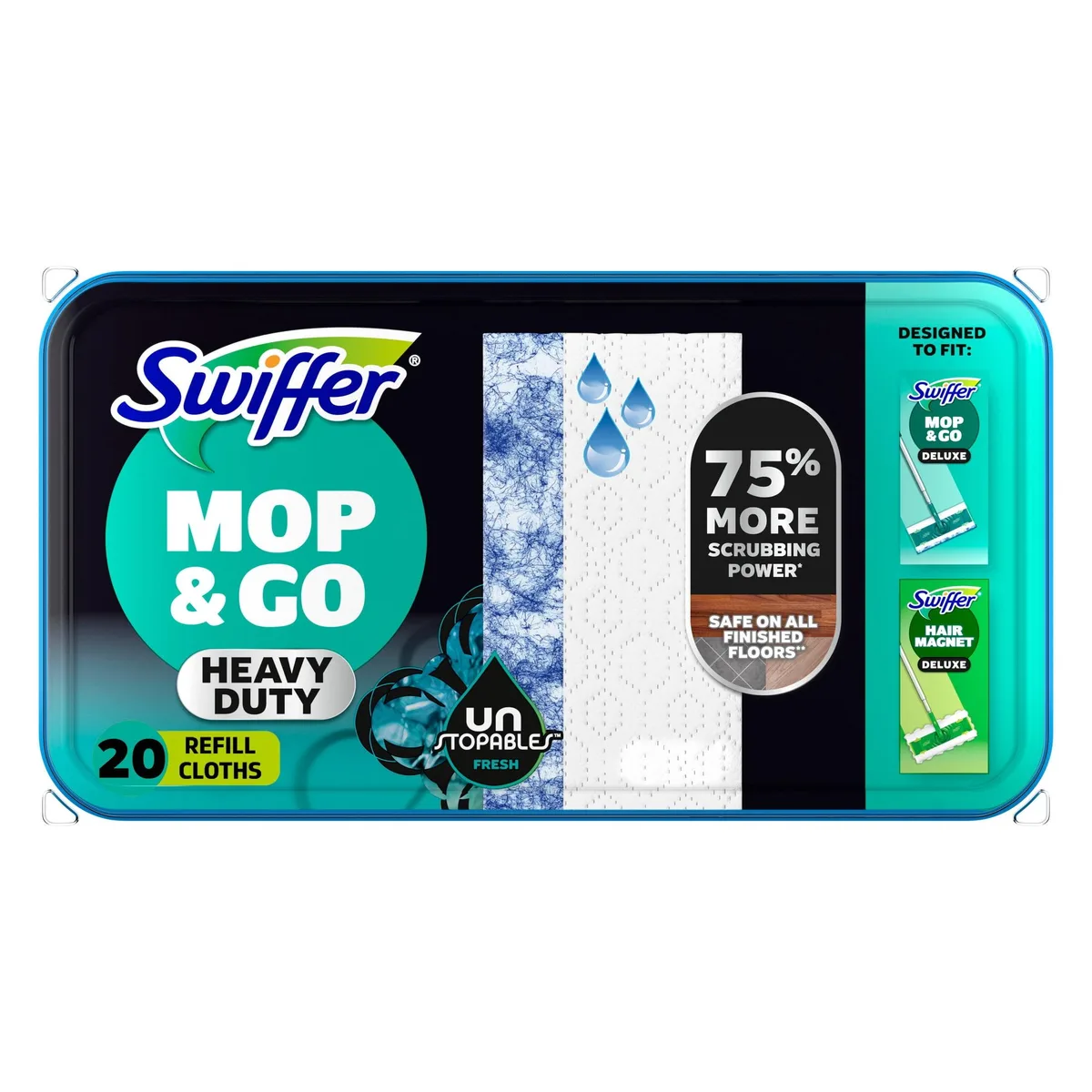 Swiffer Swiffer Heavy Duty Wet Refills Unstopables Fresh 20 Count — product photo