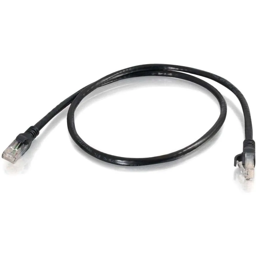 Cables To Go Cables To Go 10291 network ethernet cable Cat6 3 ft black snagless — product photo