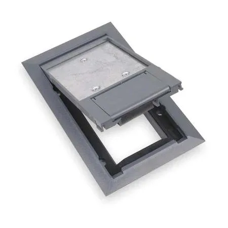 Steel City Steel City 664-CST-SW-GRY Floor Box Cover 1 Gang Gray — product photo