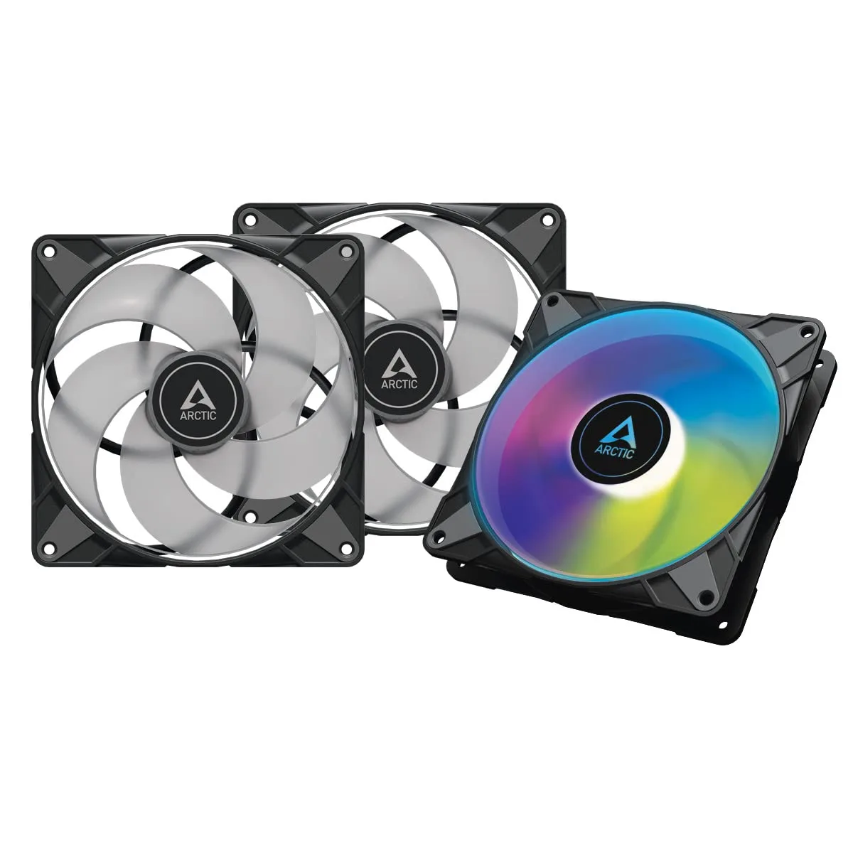 ARCTIC COOLING ARCTIC COOLING ACFAN00257A P14 PWM PST A-RGB 140mm 3-pack cpu accessory — product photo