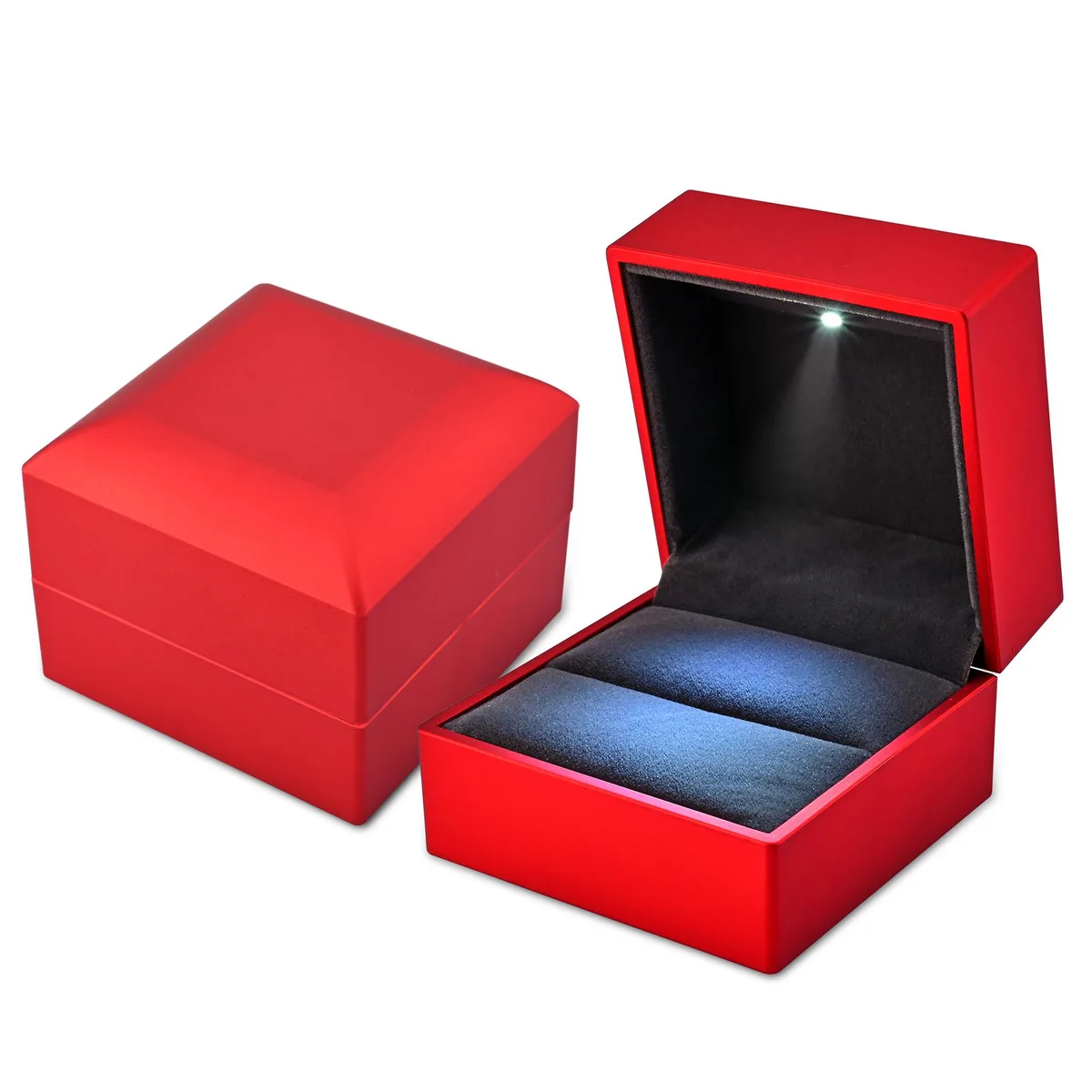 Yescom USA, Inc. Yescom USA, Inc. 20RBX004-DH5-02X2 Heart LED Ring Box 2 Pack jewelry accessory — product photo