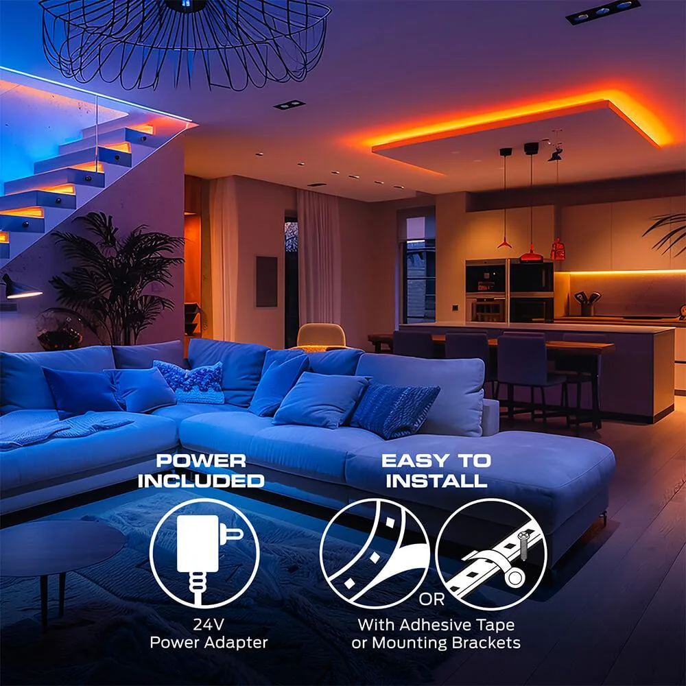 Monster Monster MLS71004ICM 100 ft RGB-IC LED Light Strip 540 LEDs IR Remote — product photo
