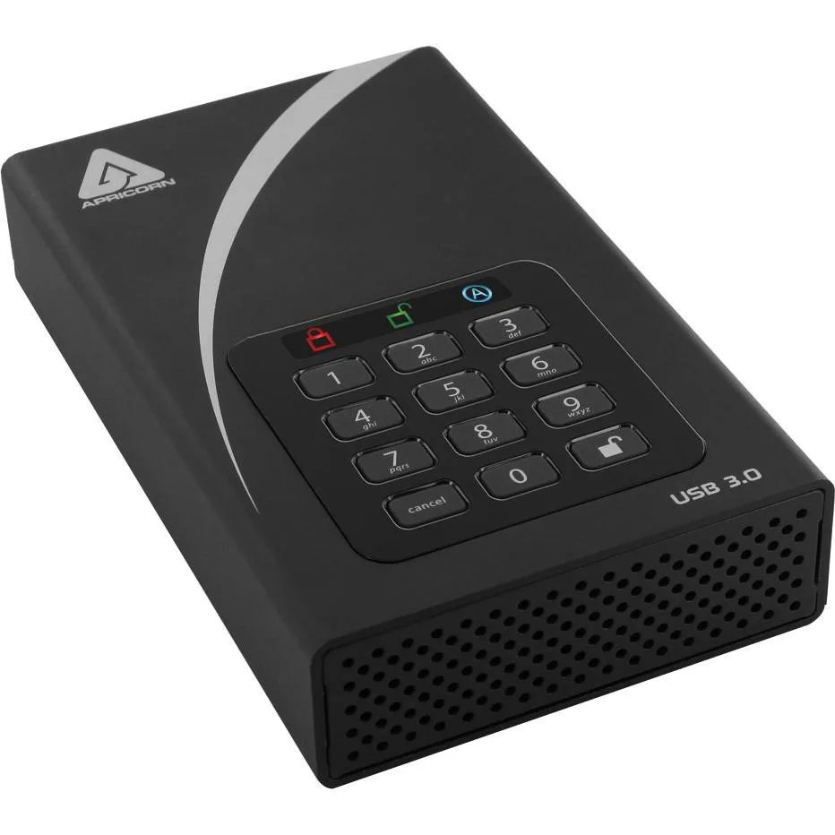 Apricorn Apricorn ADT-3PL256-12TB 12 TB external hard drive — product photo