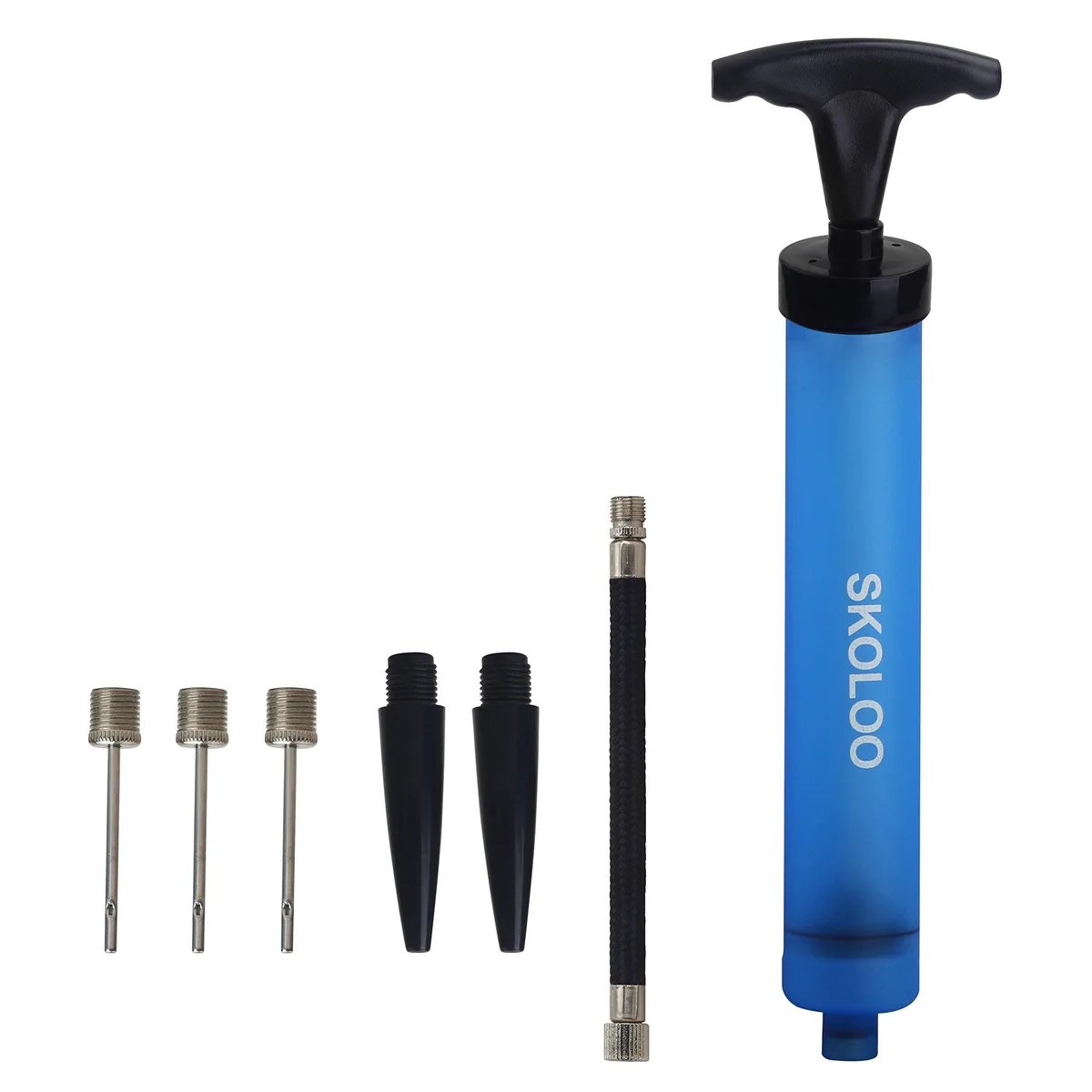 10" Manual Ball Pump Blue — product photo