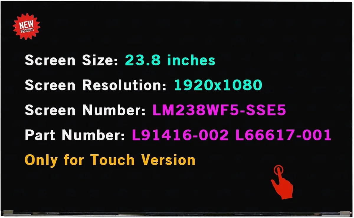 NUOLAISUN NUOLAISUN 23.8" 30-pin LCD Touch Screen LM238WF5-SSE5/SSE6 — product photo