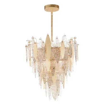 Maxim Maxim Majestic 12-Light 24" Gold Leaf Chandelier — product photo