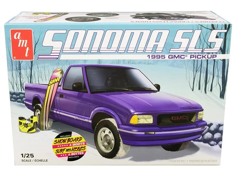AMT AMT 1168 1/25 1995 GMC Sonoma SLS Pickup Truck with Snowboard and Boots — product photo