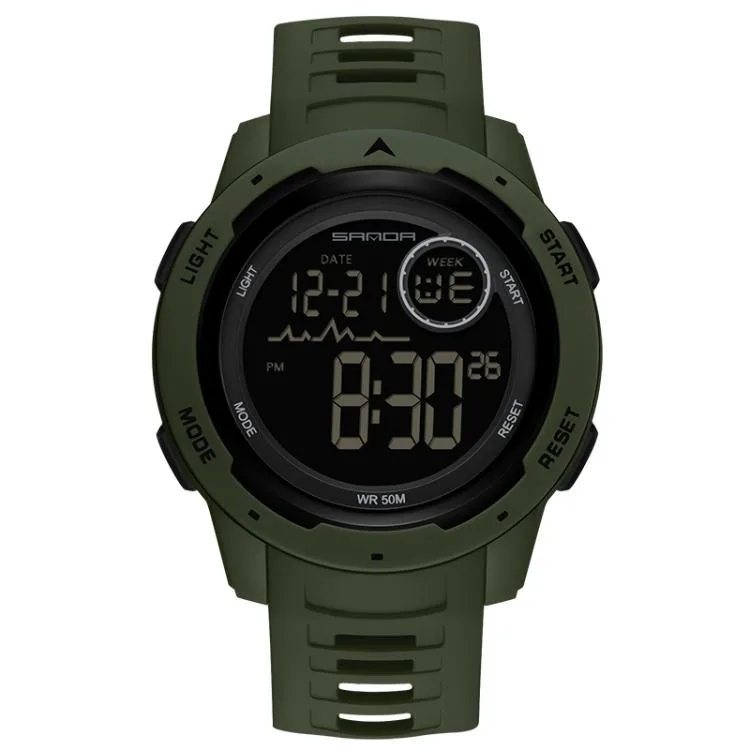 allentian allentian 2125 Dual Display Electronic Watch Army Green — product photo