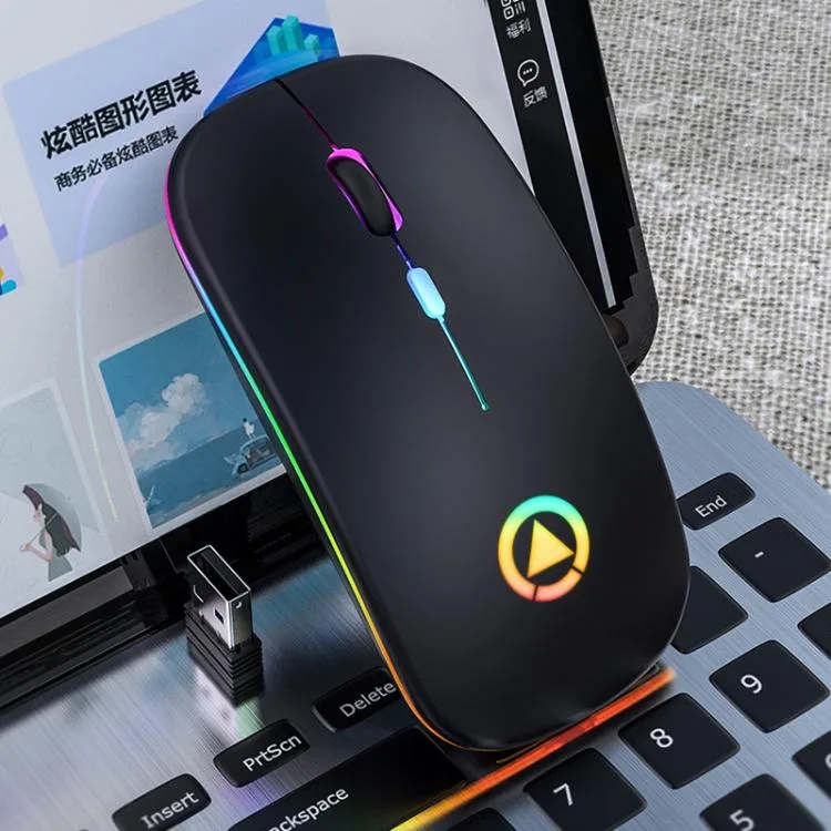 allentian allentian Wireless Mouse Black 1600 DPI 2.4 GHz 110 x 60 x 2.5 mm 70 g — product photo