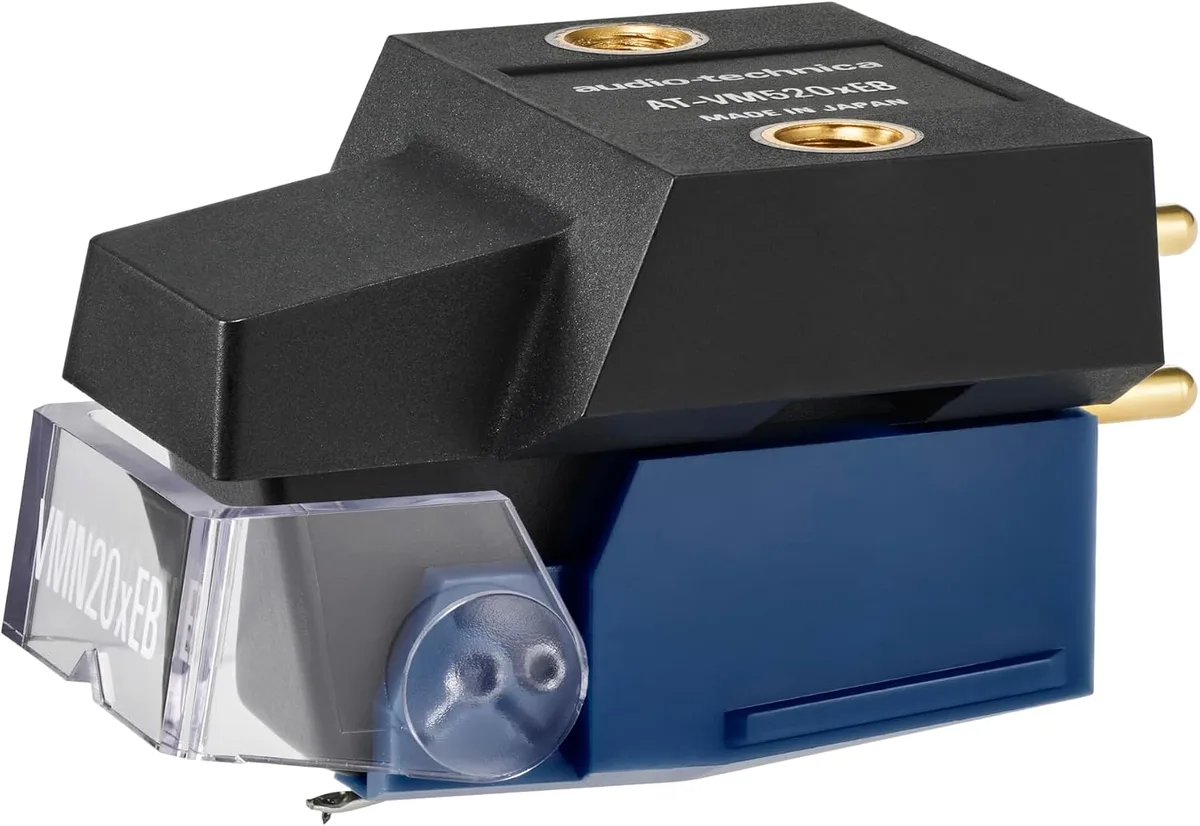Audio-Technica Audio-Technica AT-VM520XEB cartridge 0.3 x 0.7 mil elliptical bonded stylus — product photo