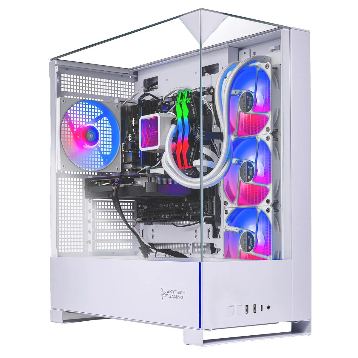 Skytech Skytech Archangel 5 Ryzen 7 9800X3D RTX 5070 32GB 1TB gaming PC — product photo