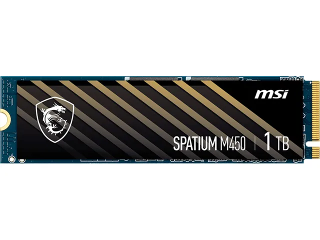 MSI MSI SPATIUM M450 PCIe 4.0 NVMe M.2 1TB internal SSD — product photo