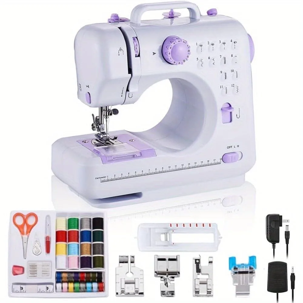  Boltiesd M505 sewing machine, 12 stitches, Purple — product photo