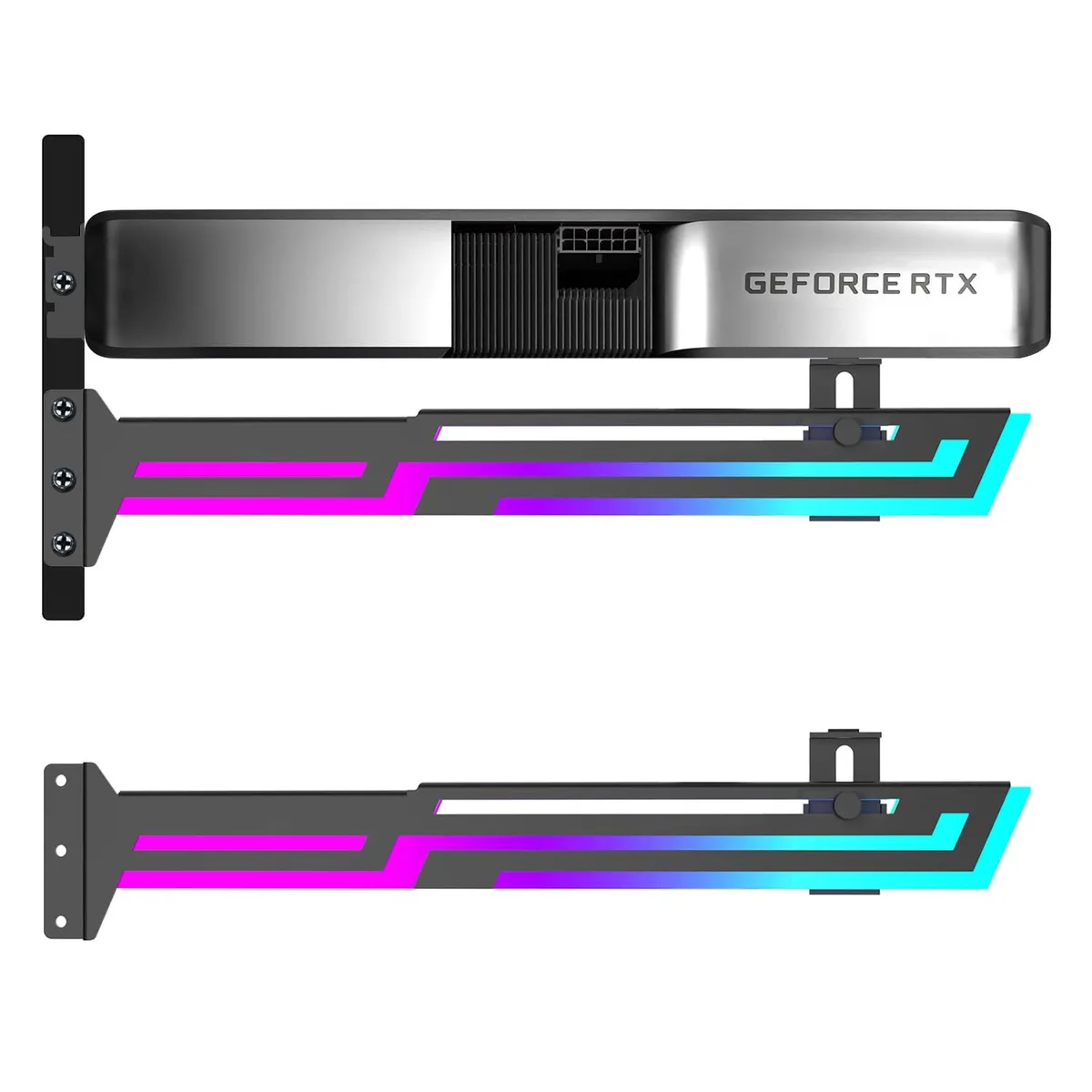 Bailink Bailink ARGB GPU Support Bracket Black 280mm 50mm height 5V 3Pin — product photo