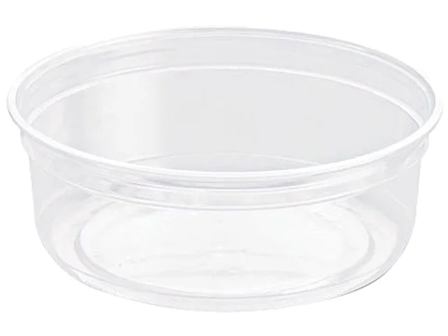 SOLO Cup Company SOLO Cup Company DM8R-0090 8 oz RPET food container cleaning — product photo