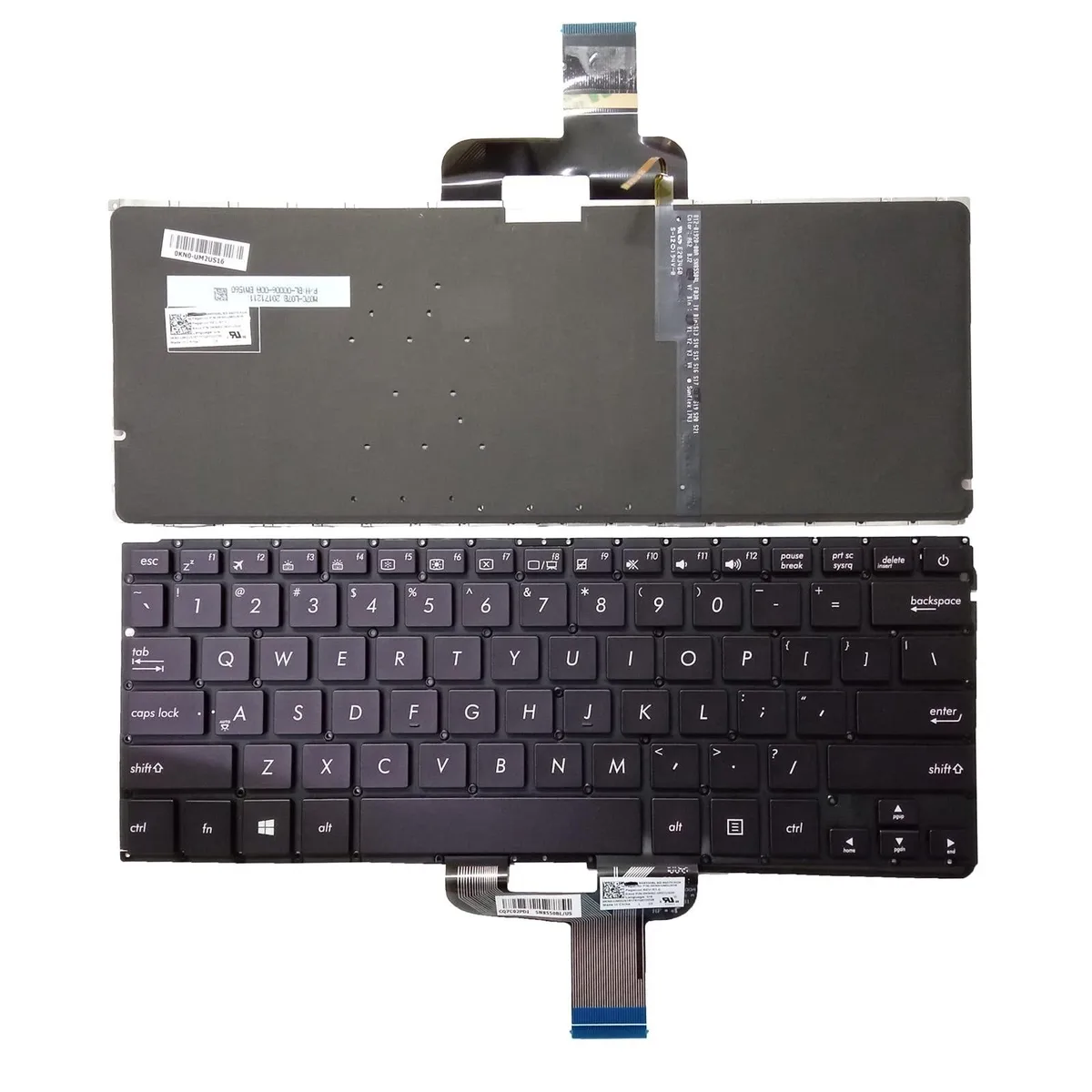 BESIGN BESIGN US Backlit Keyboard for Asus ZenBook UX310 UX4000 RX310 Black 2 in 1 accessory — product photo