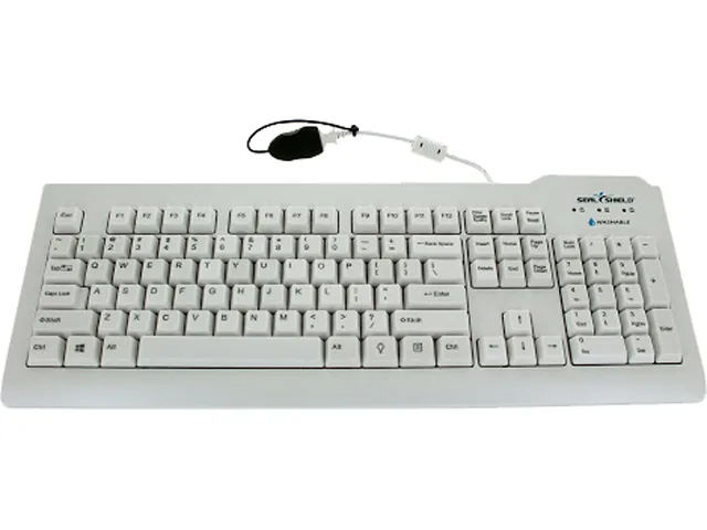 Seal Shield Seal Shield SSWKSV207G Silver Seal Keyboard — product photo