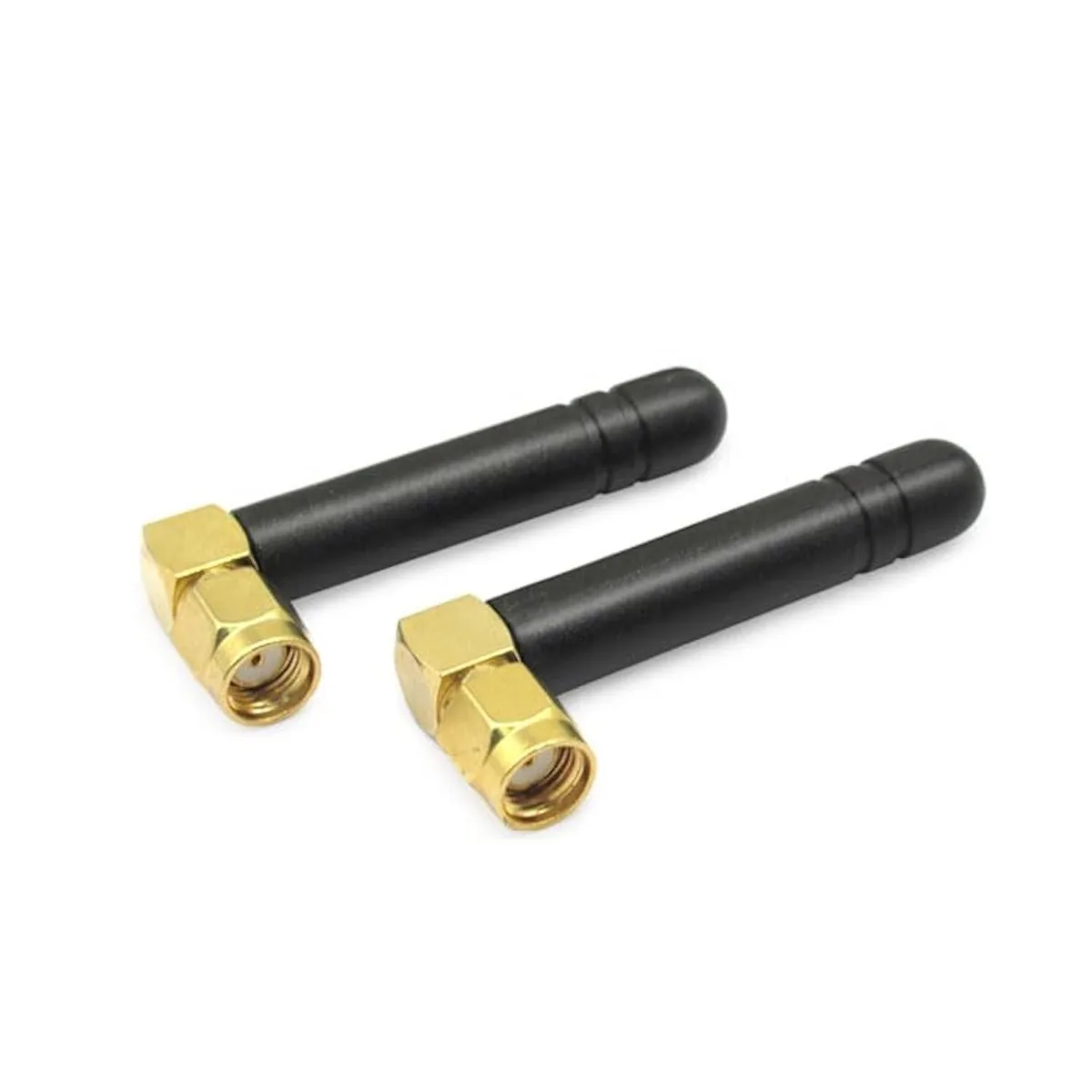  TREADALT-TEC RP-SMA Male Right Angle Dual Band WiFi 6 Antenna 2.4 5.8 GHz 3dBi 2pcs — product photo