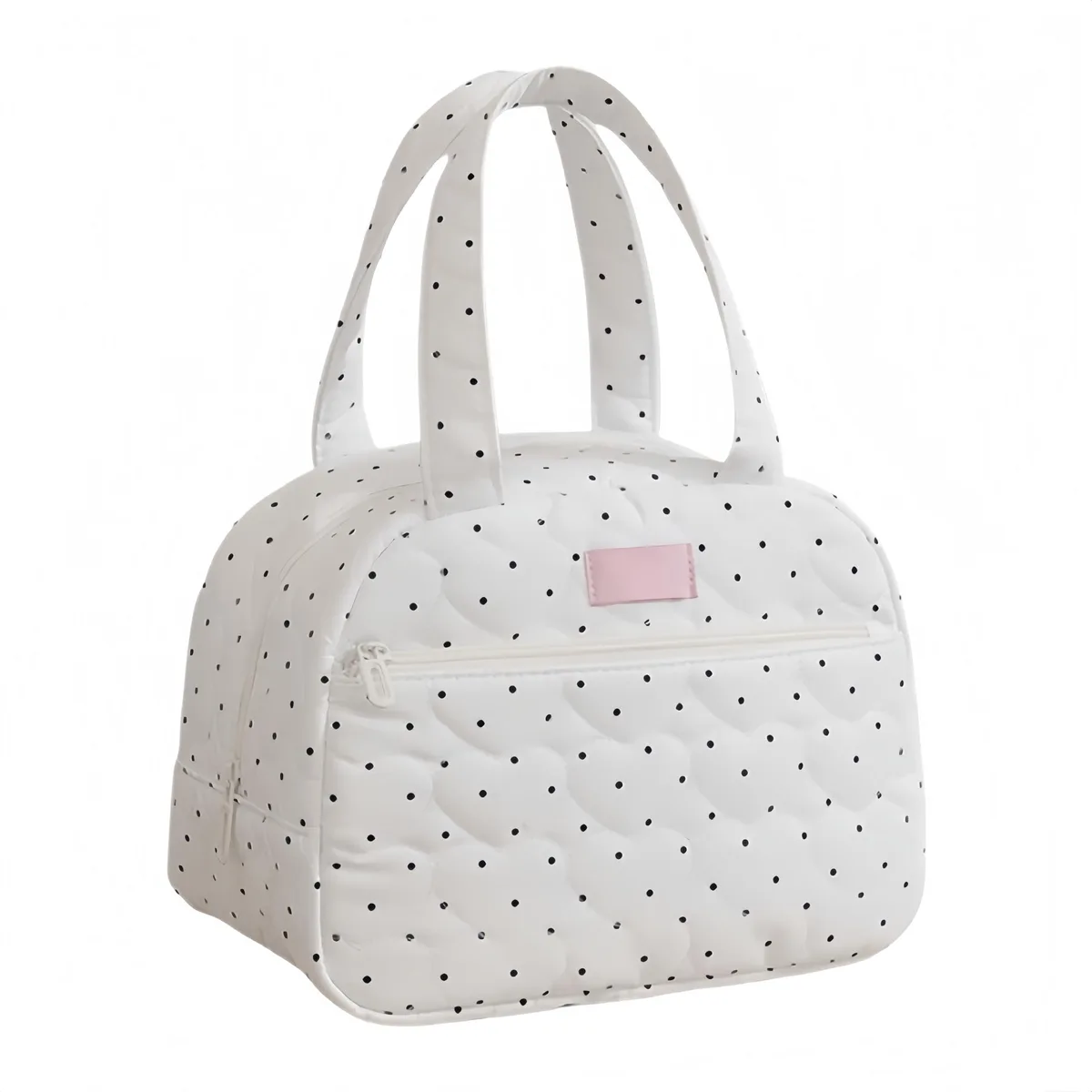 No Sew No Sew Small Quilted Lunch Bag Polka Dot 26.5×14×21 cm — product photo