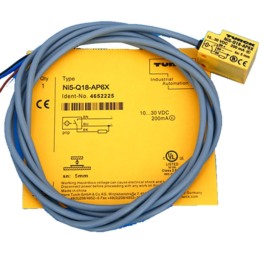 Turck Turck Ni5-Q18-AP6X 4614606 Inductive Sensor PNP 5mm 10-30VDC — product photo