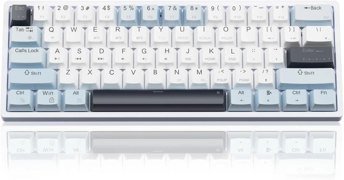 TUKO TUKO SK961 60% Wireless Mechanical Gaming Keyboard Red Switch — product photo