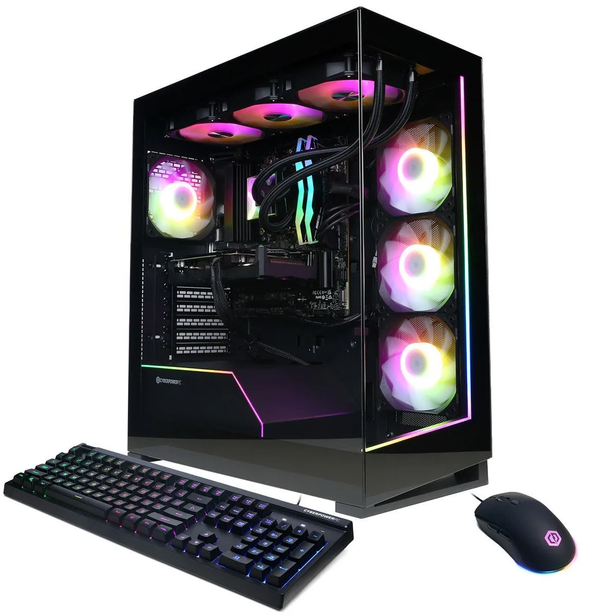 CyberpowerPC CyberpowerPC Gamer Supreme Ryzen 9 9900X 32GB 2TB RX 9060 XT 16GB Black — product photo
