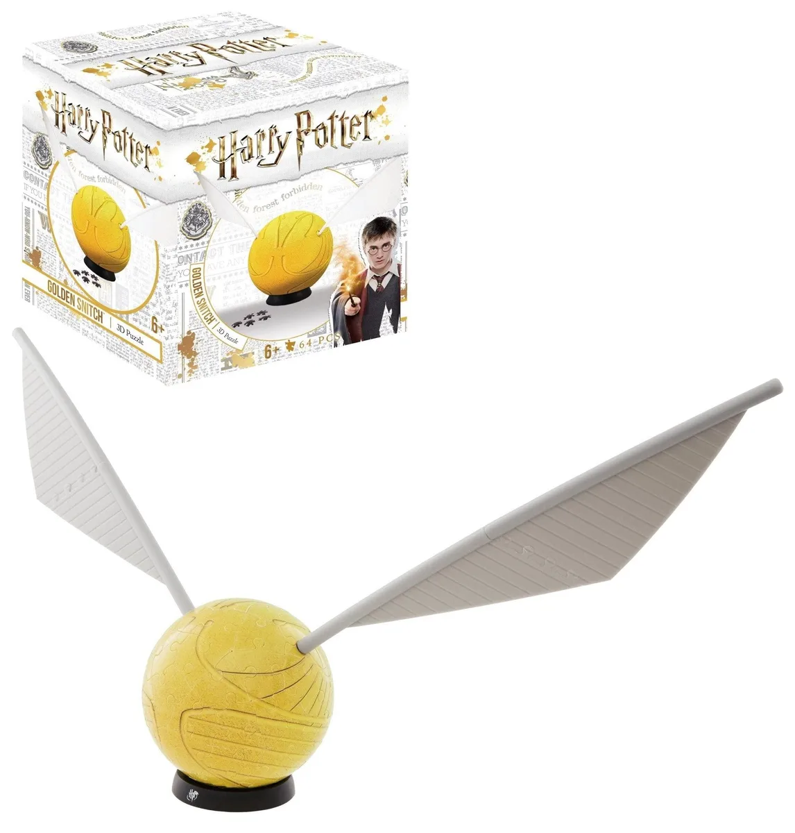 4D Cityscape 4D Cityscape Golden Snitch 3 Inch 64-Piece 3D Puzzle — product photo