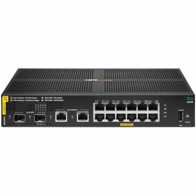 HP HP Aruba CX 6000 12G CL4 2F 139W Switch R8N89B#ABA — product photo