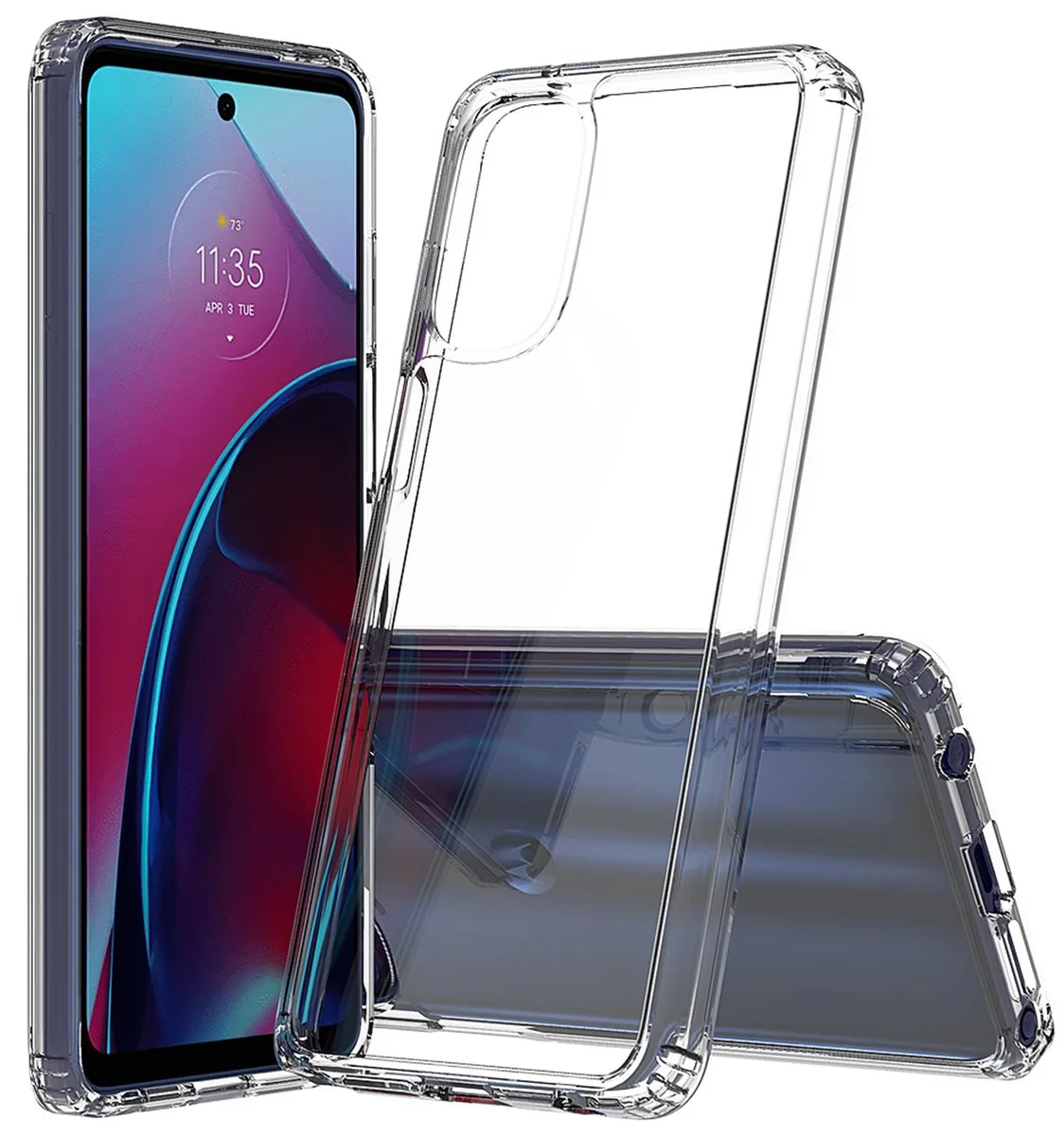 Nakedcellphone Nakedcellphone AquaFlex Clear Case for Moto G Stylus 4G (2022) — product photo